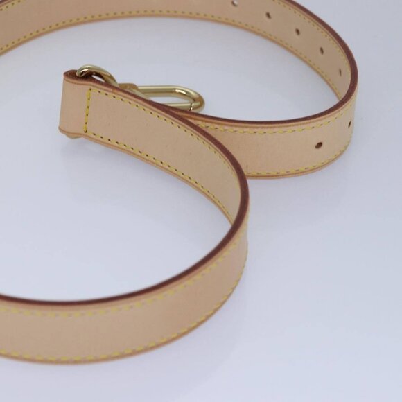 LOUIS VUITTON Powanie Name Tag Shoulder Strap Leather Set Beige - Picture 5 of 16